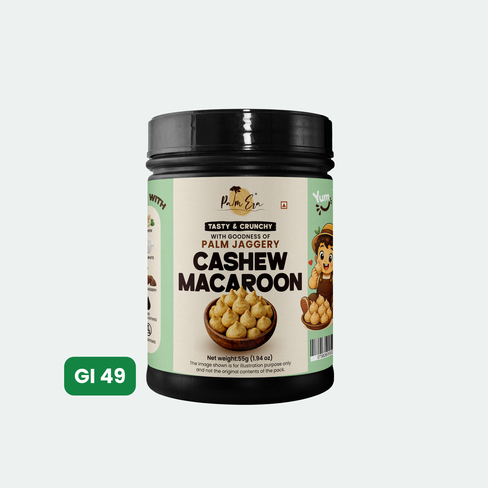 Cashew Macaroons - No Guilt - 55gm