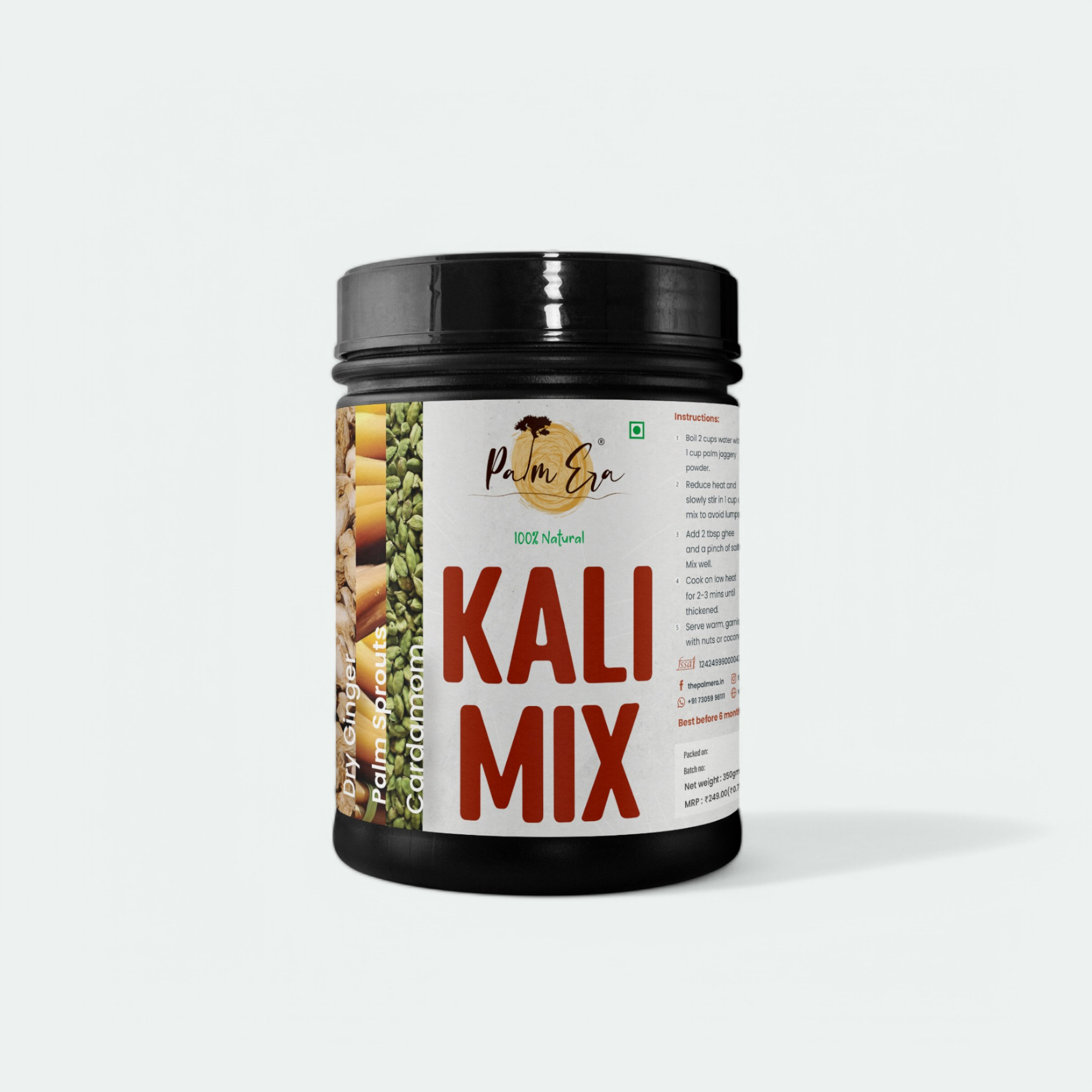 Kali Mix - Nutritious Black Dal & Millets Blend - 350g