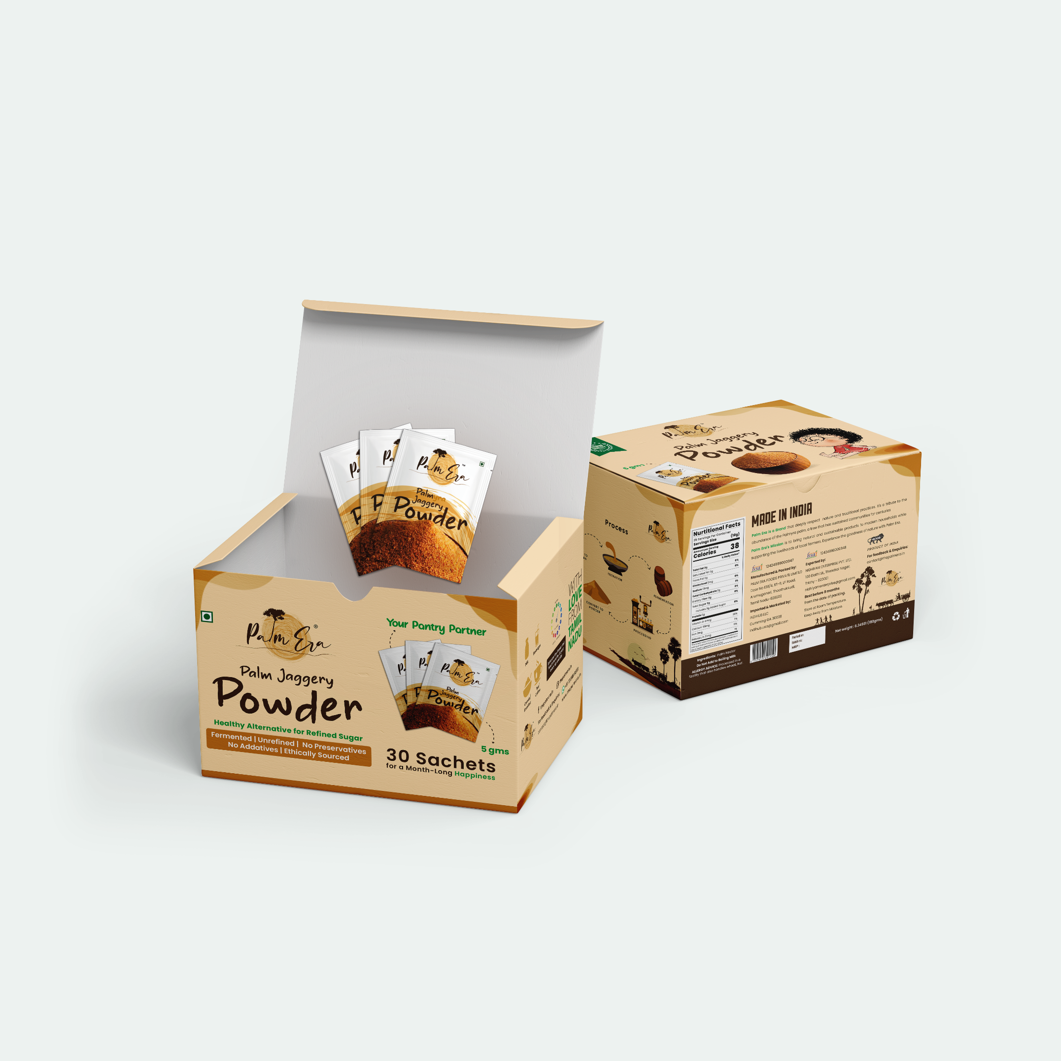 Palm Jaggery Powder 30 Sachets