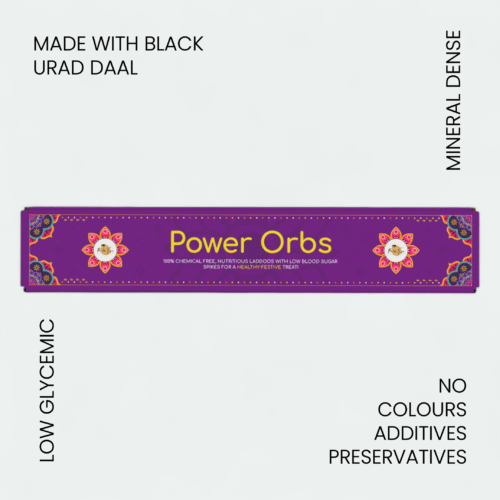 Black Urad Dal Laddoos – Power Orbs Fortified - 135g